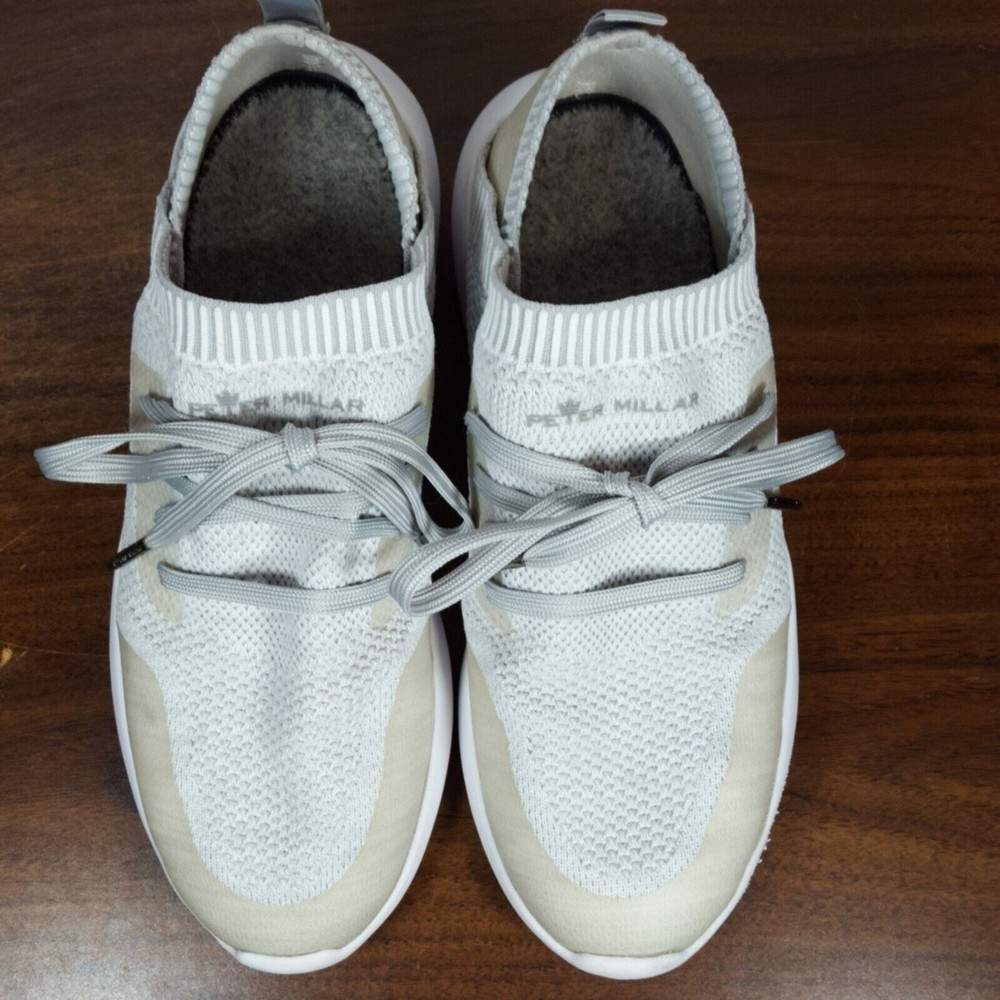 Peter Millar Gray Hyperlight Glide Fashion Sneaker Shoes Womens Sz 8 - Picture 4 of 8